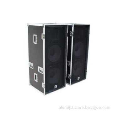 Portable Aluminum Tool Cases Black Guitar / 12U Flight Case